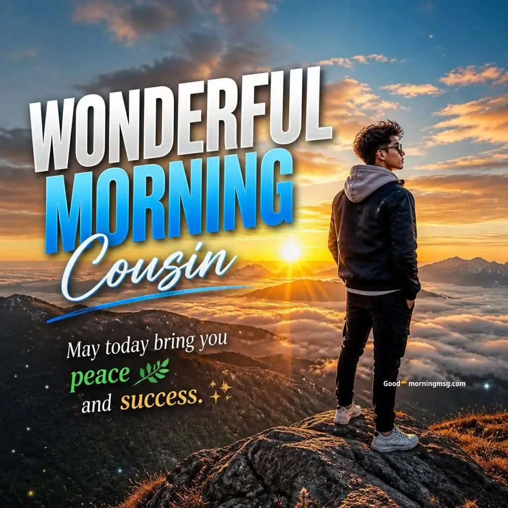 Good Morning My Cousin Quotes