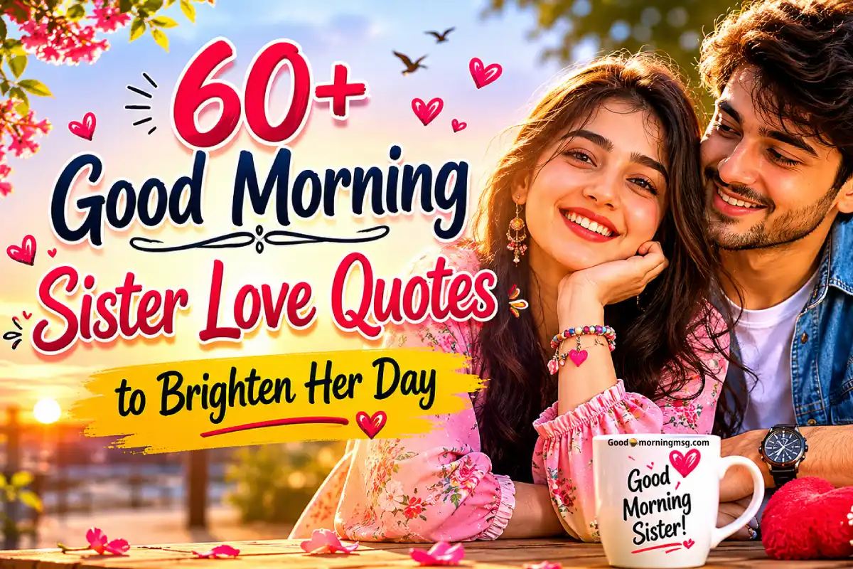 Good Morning Sister Quotes For Whatsapp