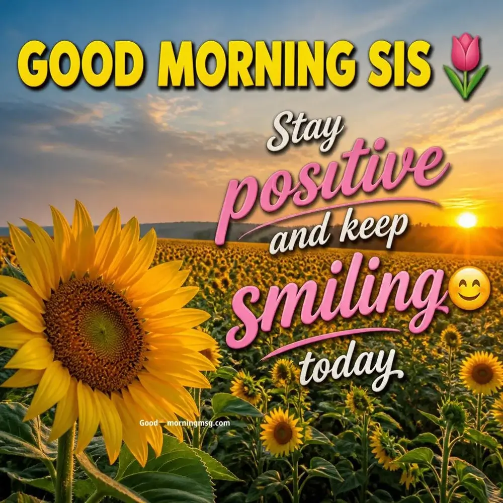 Good Morning Sister Quotes In English