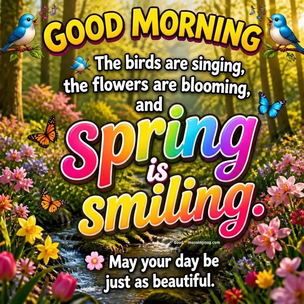 Good Morning Spring Cute