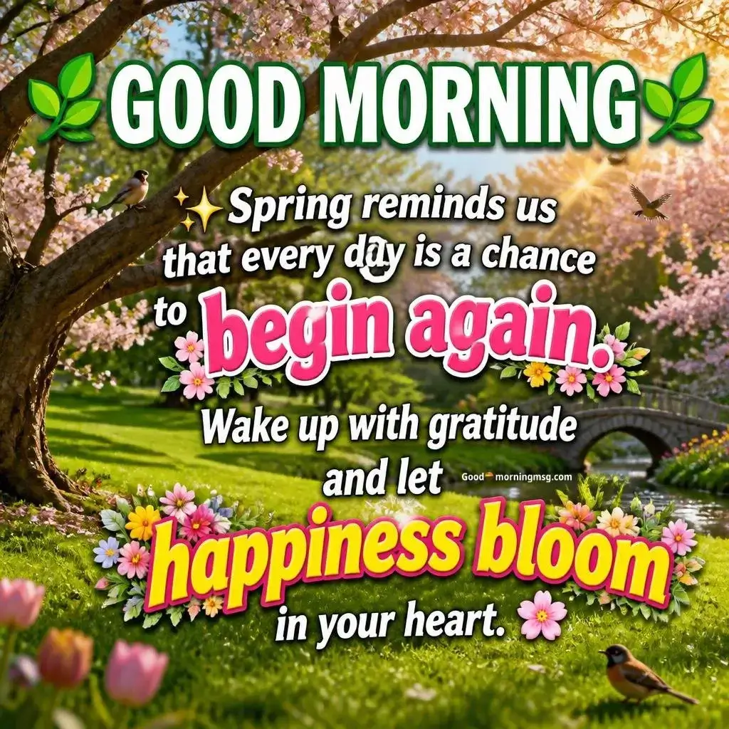 Good Morning Spring Quotes