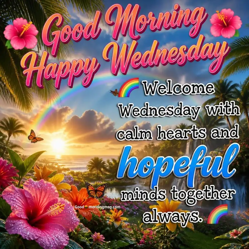 Good Morning Wednesday Blessings