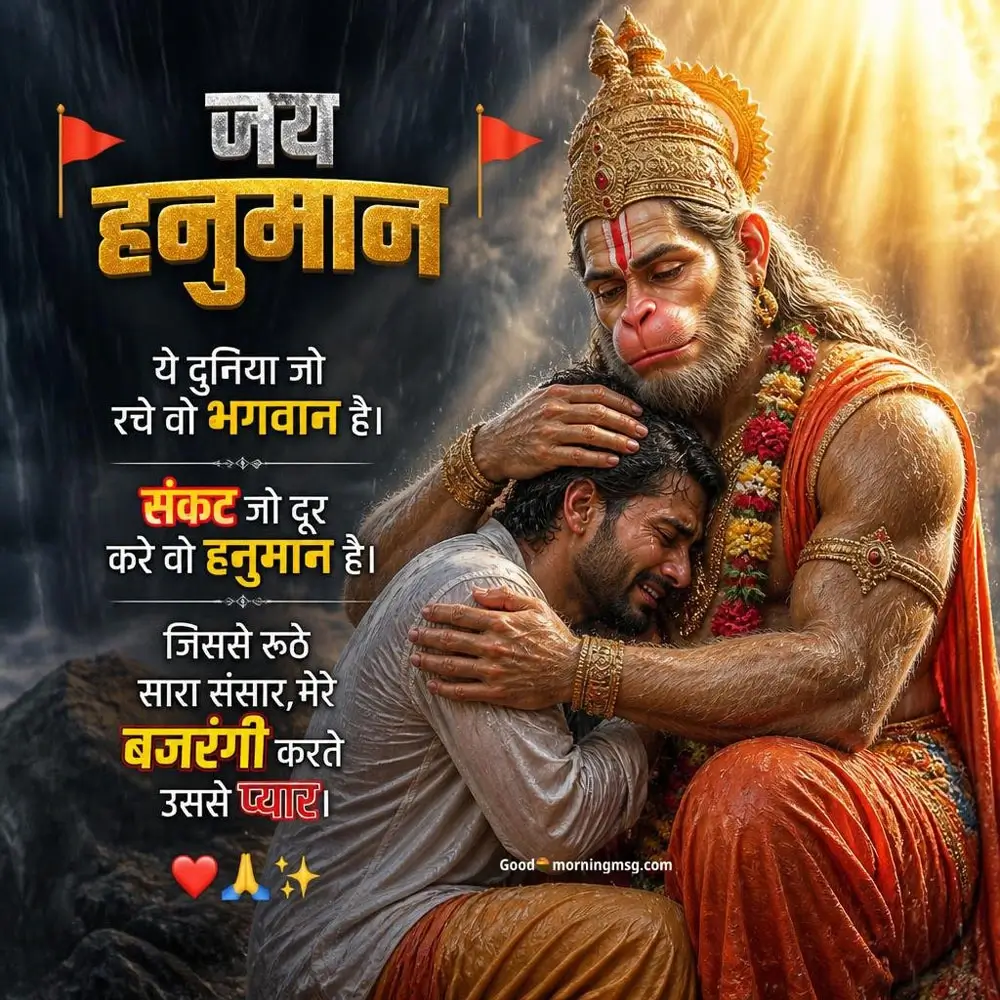 Good Morning Wishes Hanuman Jayanti