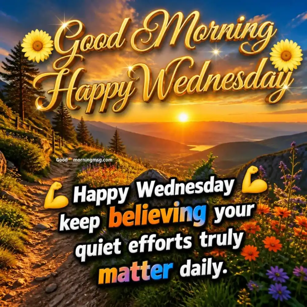 Good Morning Wishes On Wednesday