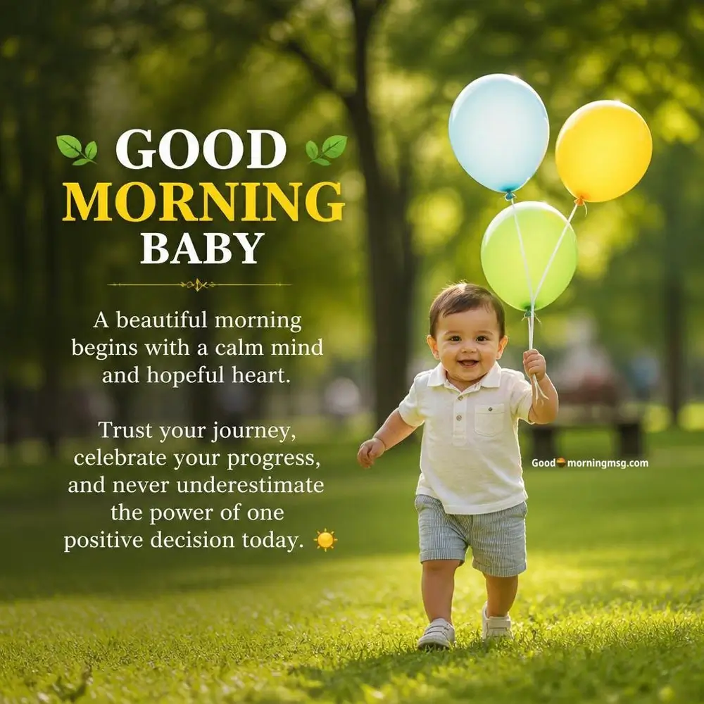 Good Morning With Baby Smile