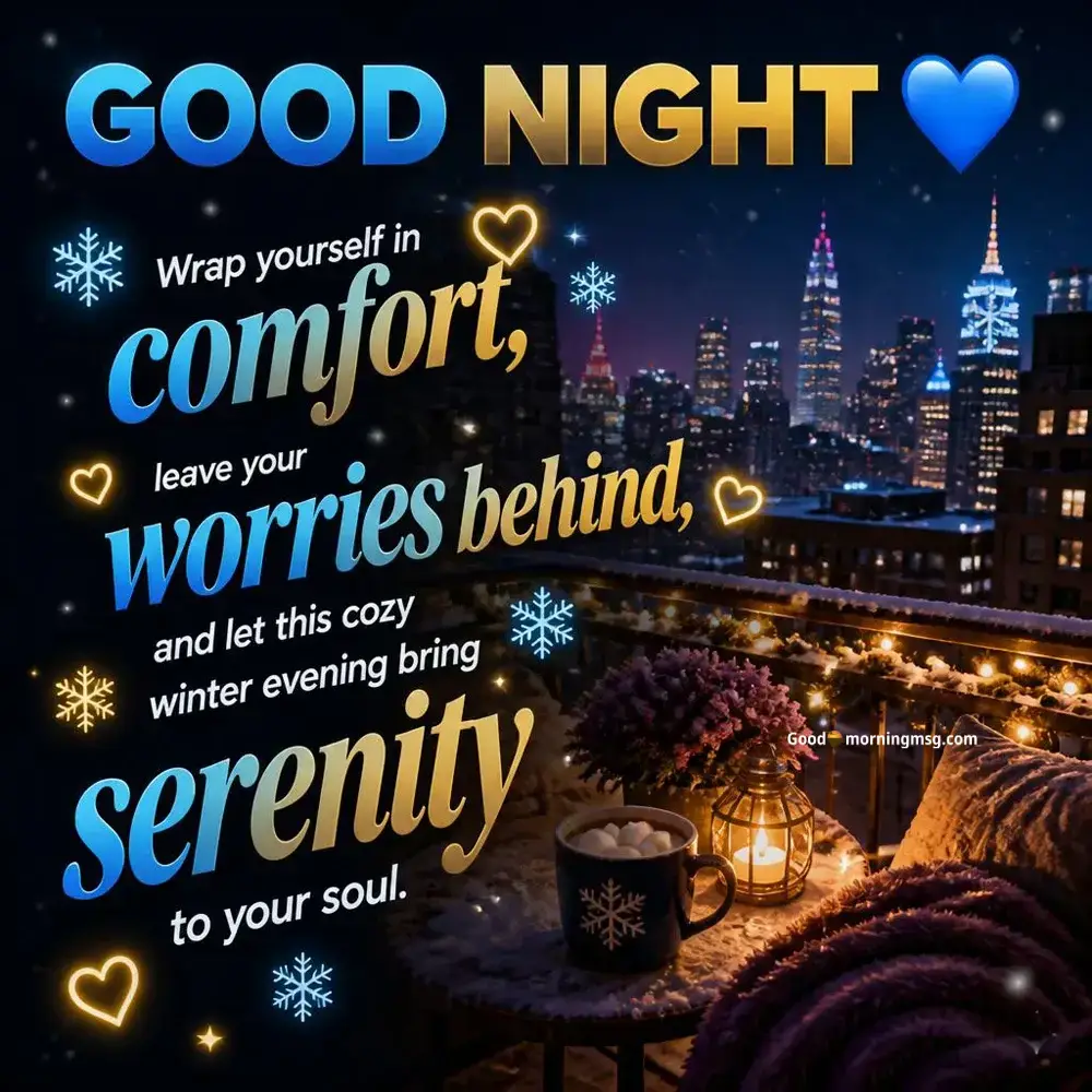 Good Night Sweet Dreams Winter