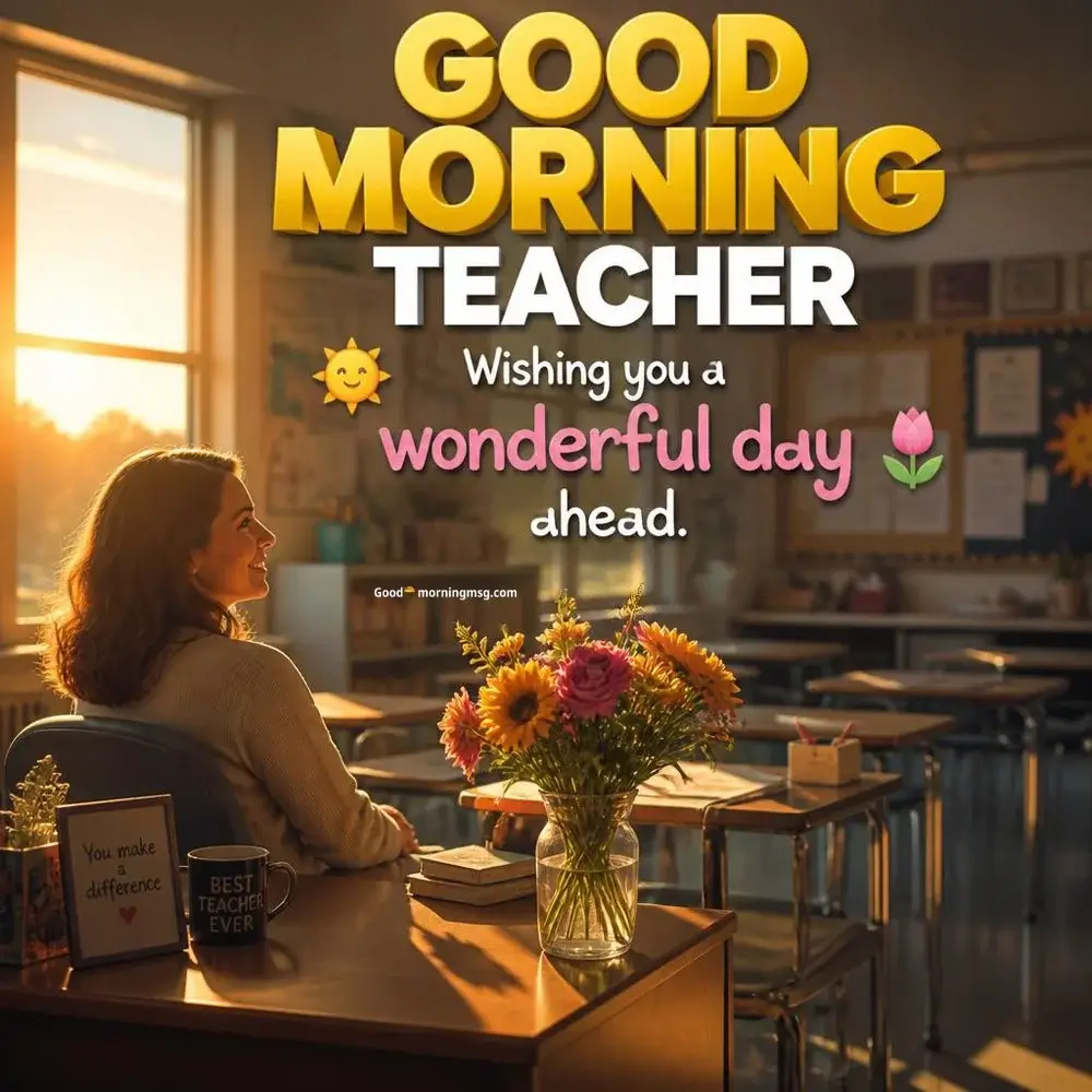 Greeting Good Morning Teacher
