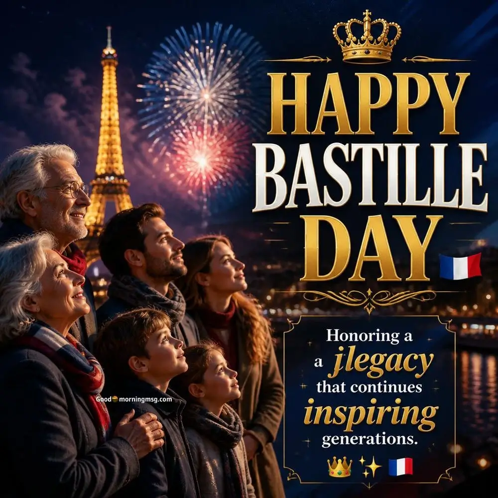 Happy Bastille Day In French