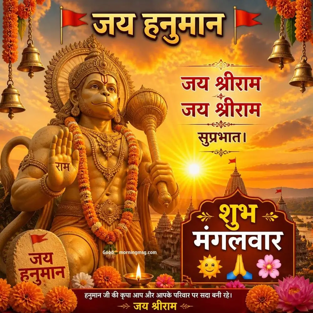 Happy Tuesday Good Morning God Images In Hindi