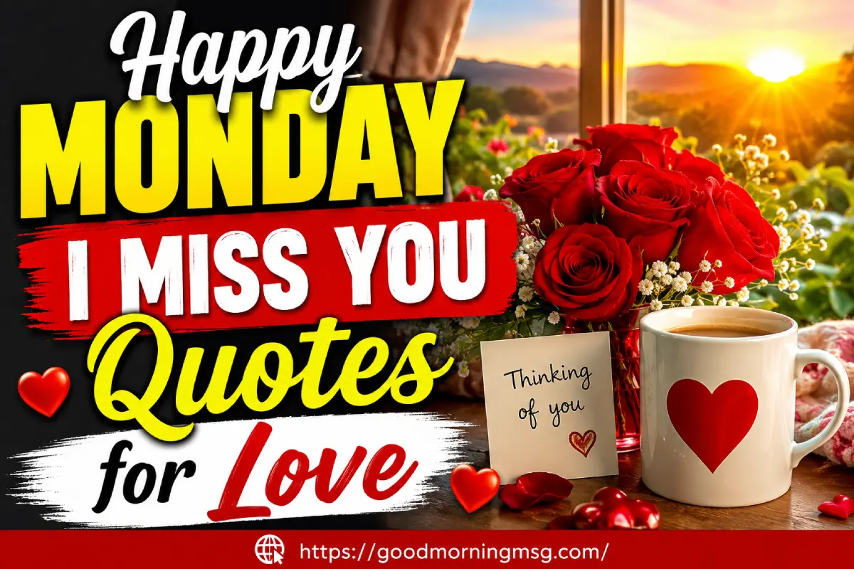 I Miss You Good Morning Message