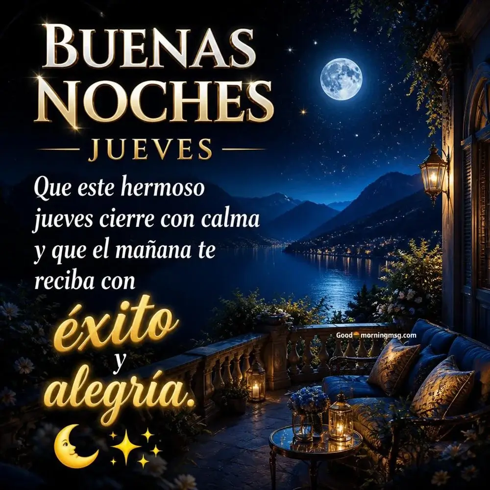 Imagen De Buenas Noches Jueves