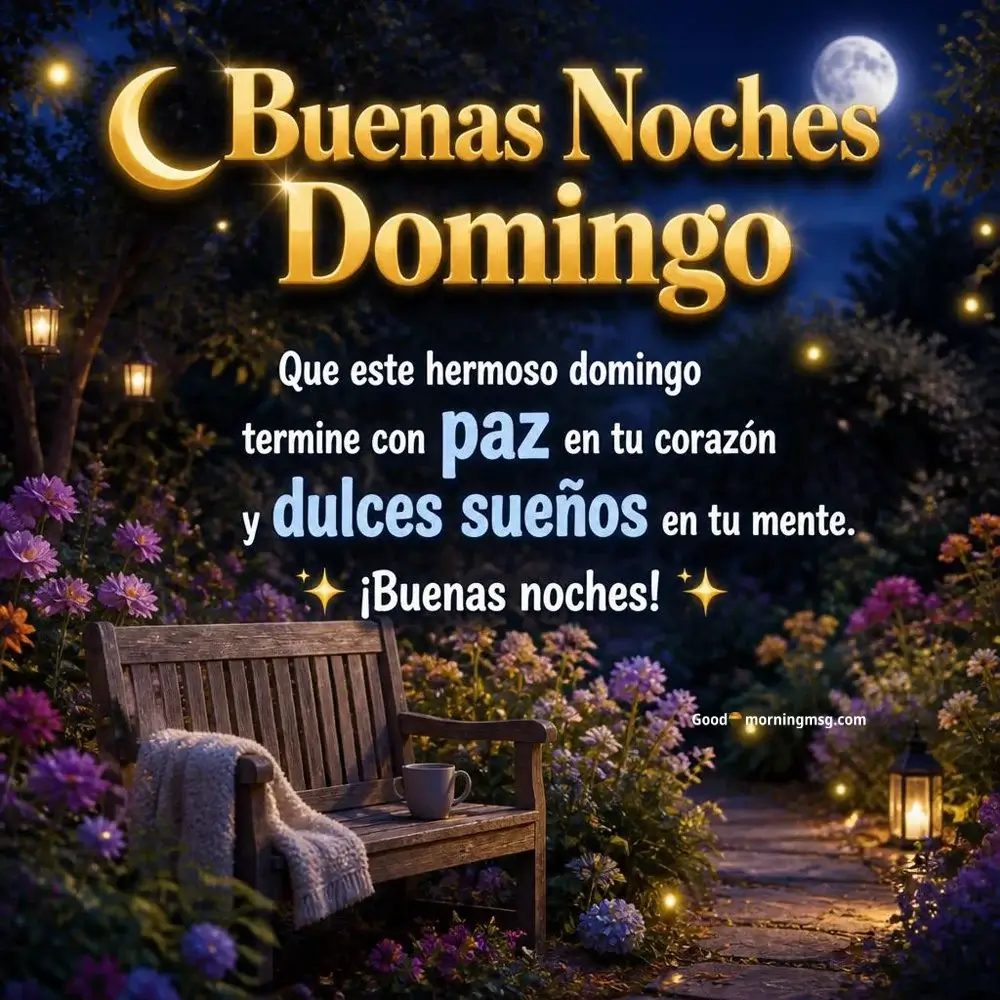 Imagenes De Buenas Noches Domingo