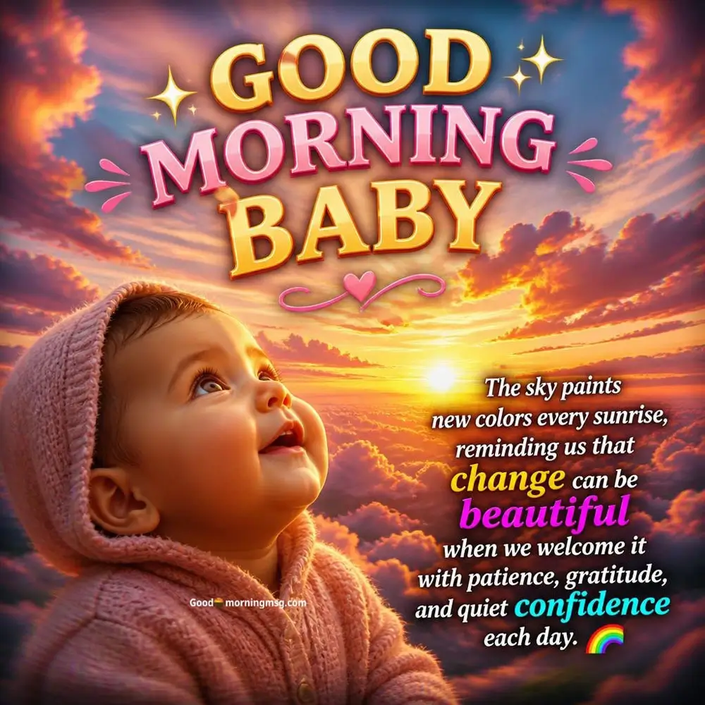Indian Little Girl Good Morning Baby Girl