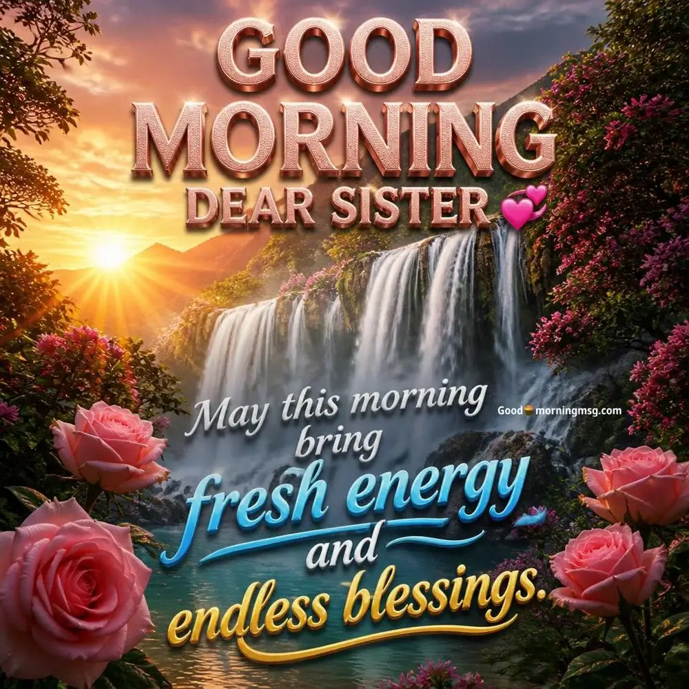 Inspirational Good Morning Sister Quotes