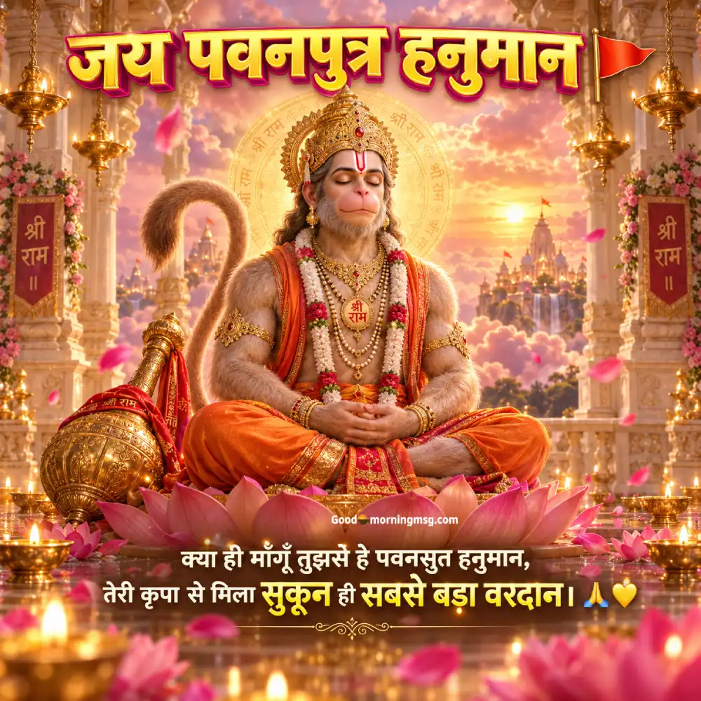 Jai Hanuman Good Morning Images