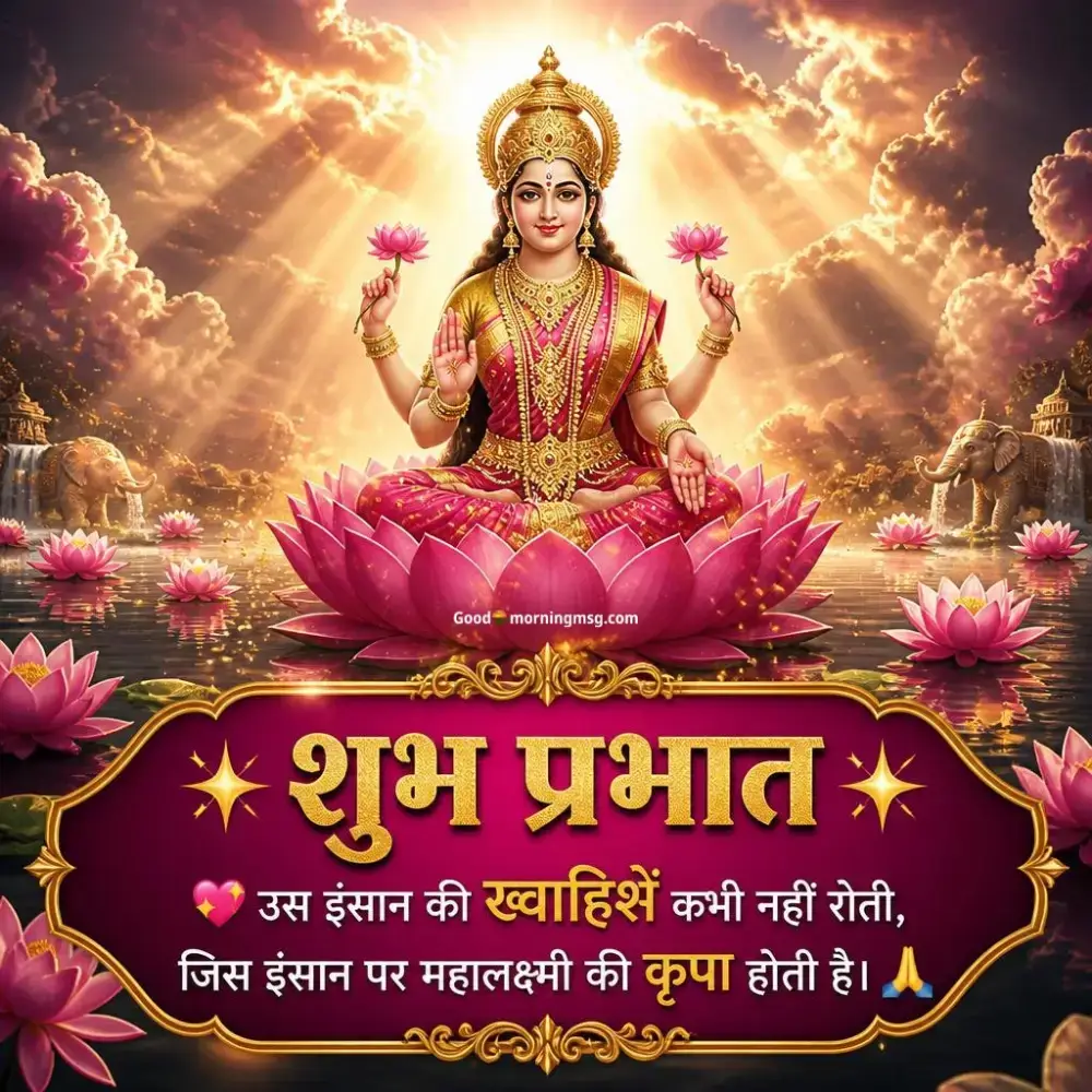 Jai Maa Lakshmi Good Morning