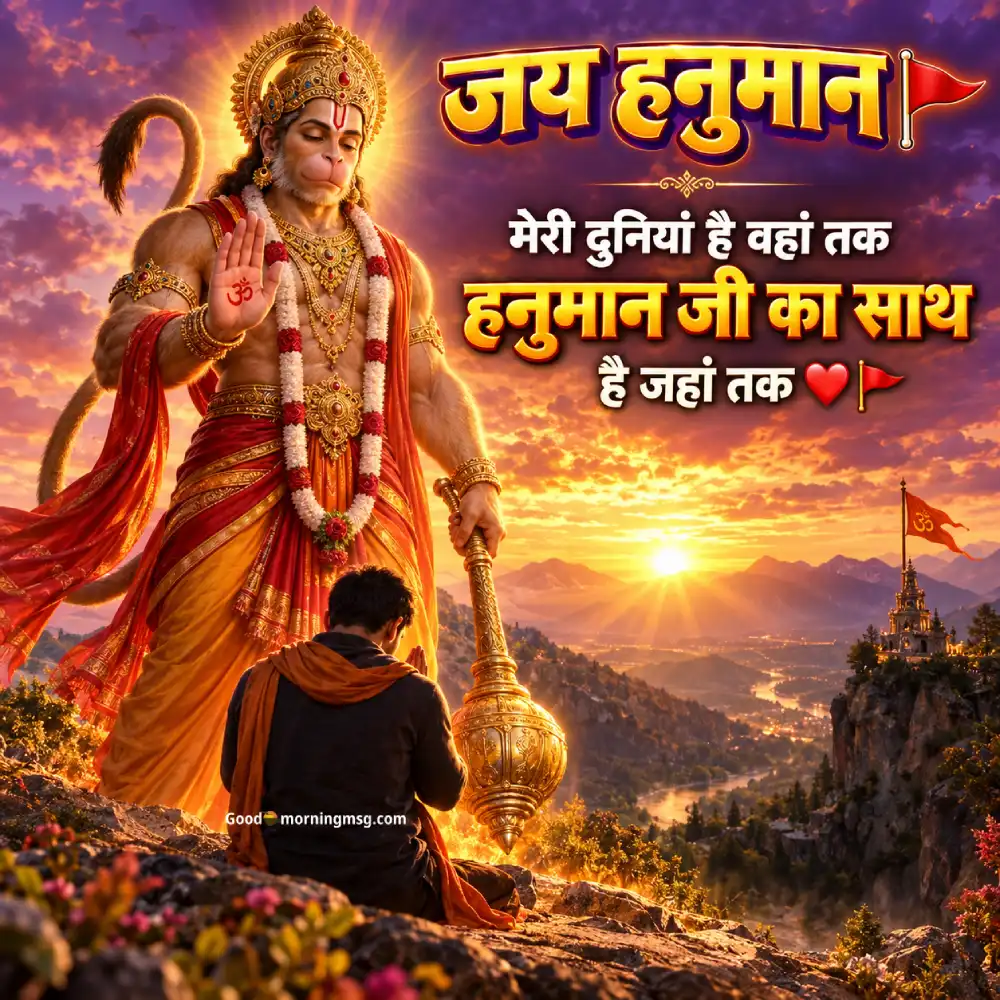 Jai Shree Hanuman Good Morning Images