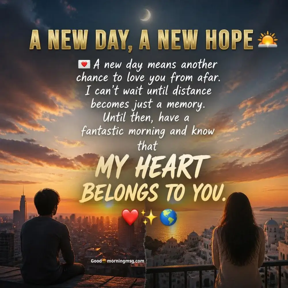 Long Distance Good Morning Quotes For Boyfriend