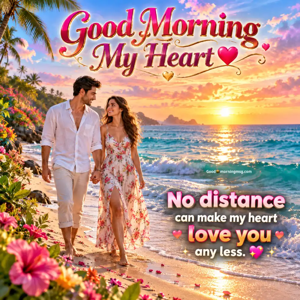 Long Distance Good Morning Quotes For Love