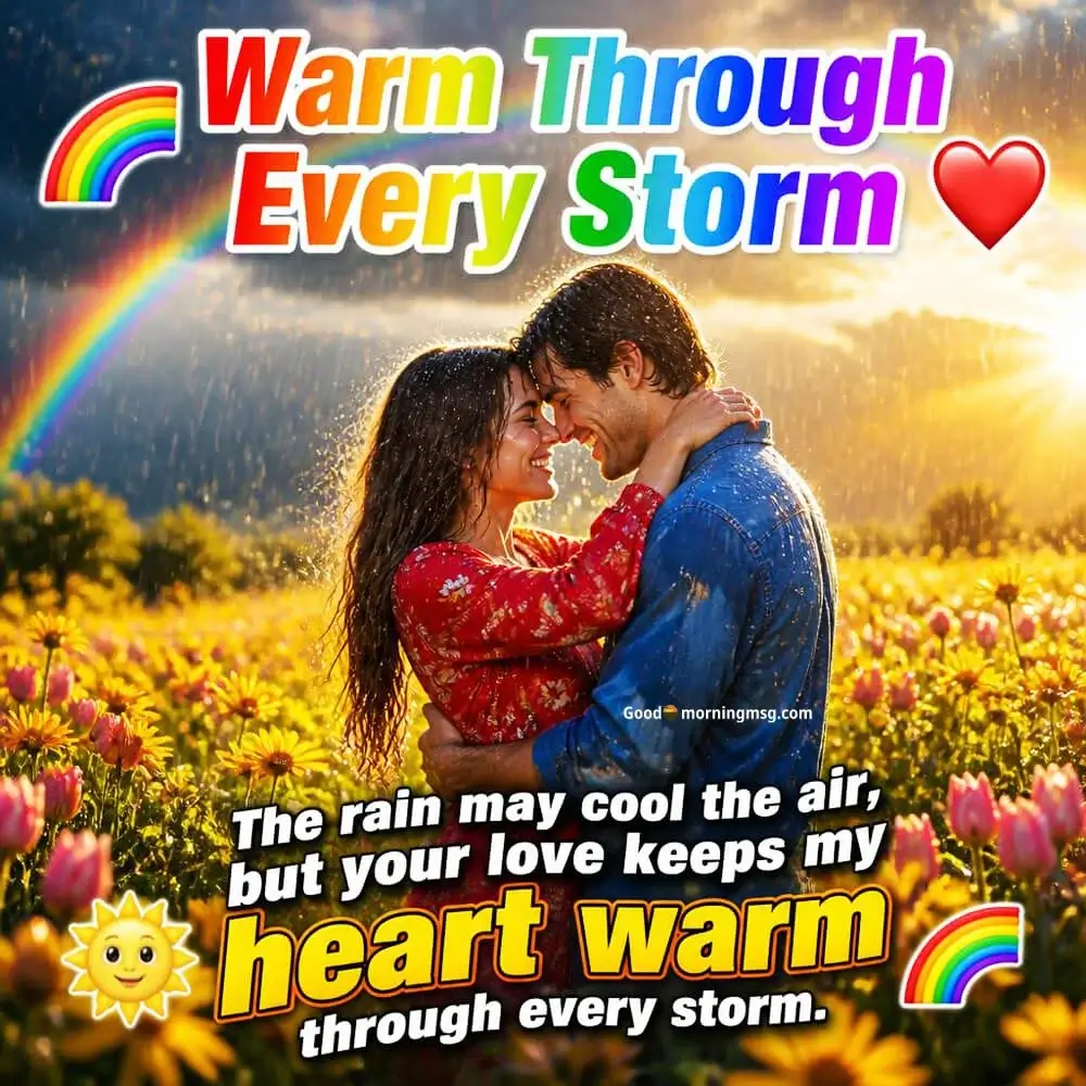 Love Romantic Rain Quotes For Him