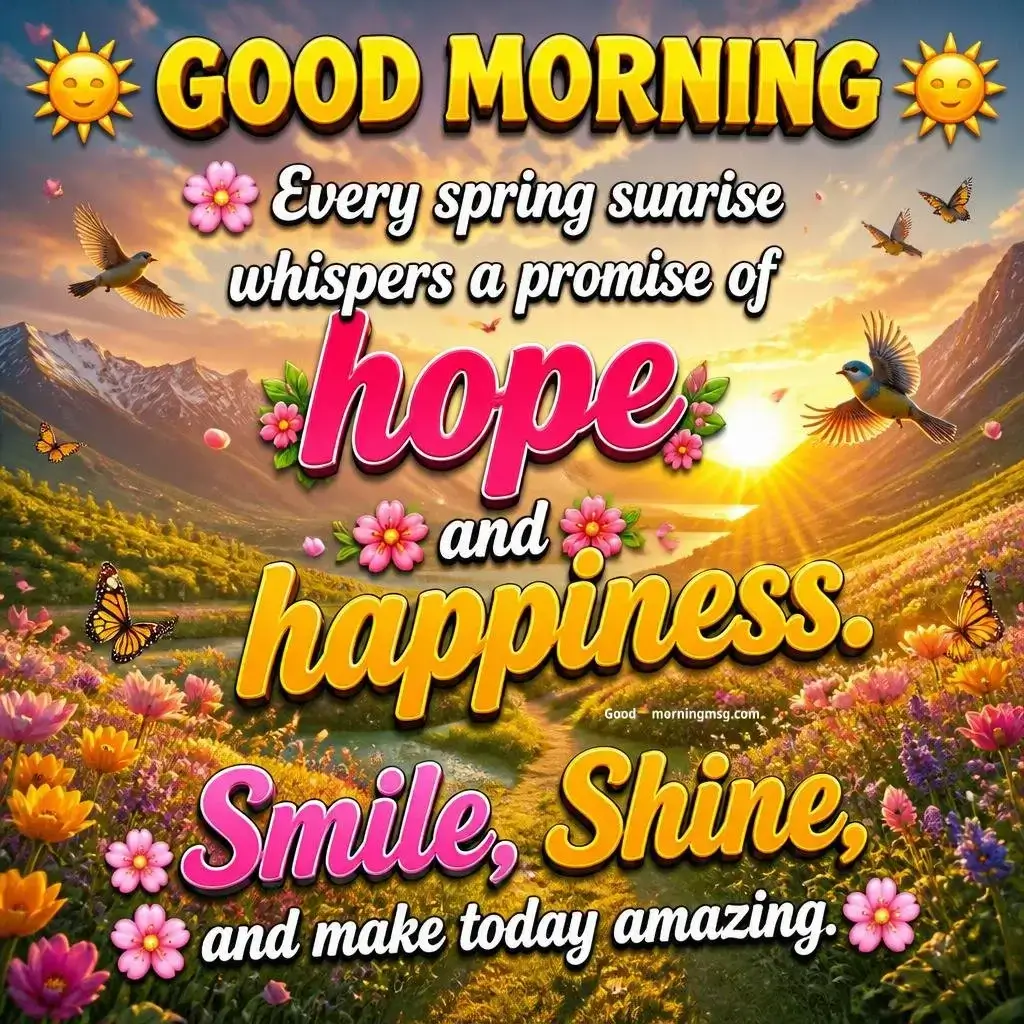 Nature Good Morning Spring Images