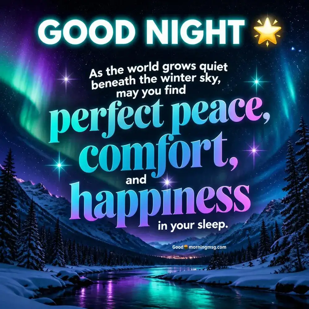 Nature Good Night Winter Images