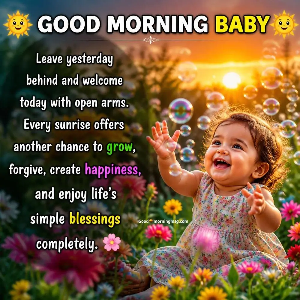 New Good Morning Baby Boy