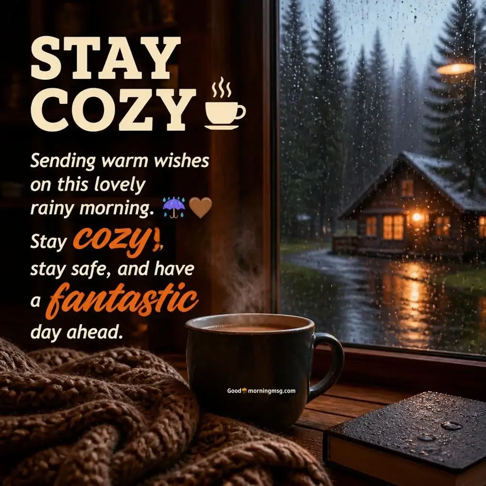 Positive Good Morning Rainy Day Quotes