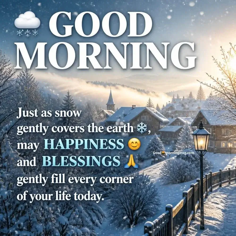 Positive Good Morning Winter Quotes