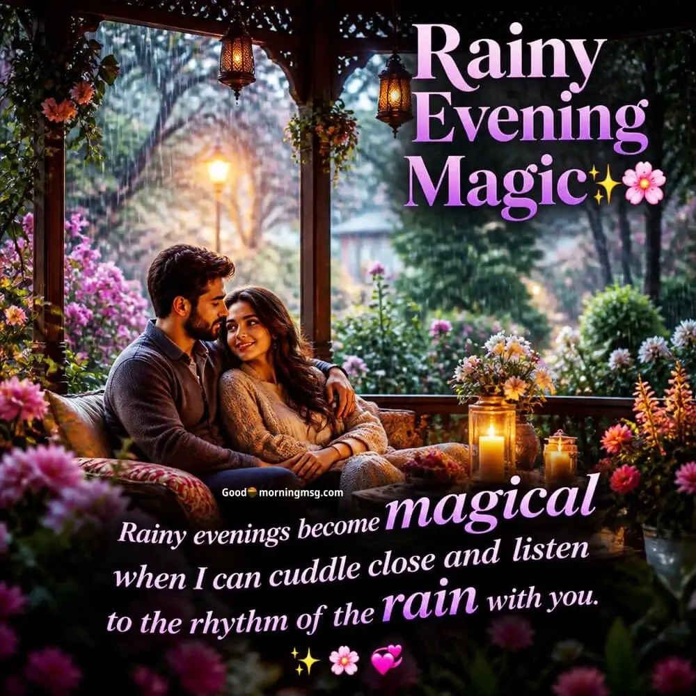 Romantic Beautiful Rain Quotes
