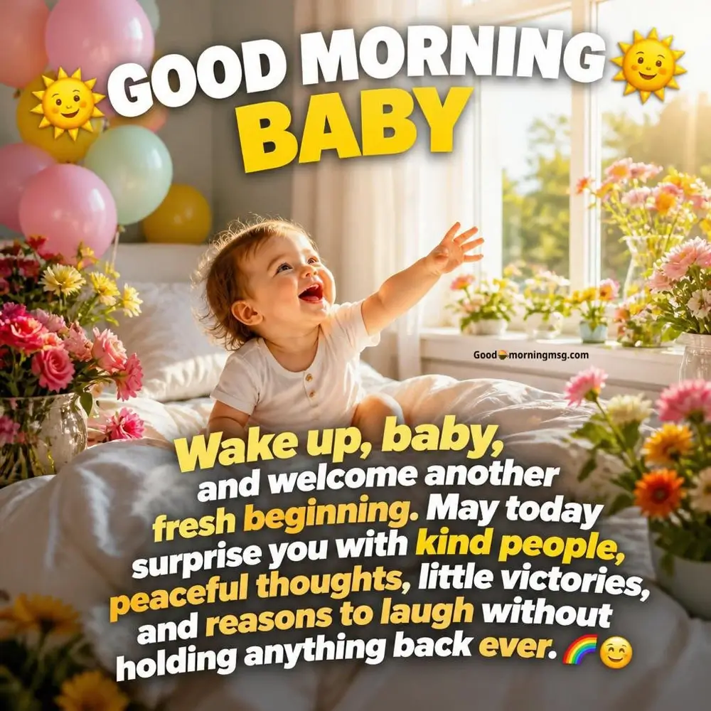 Romantic Good Morning Baby Quotes