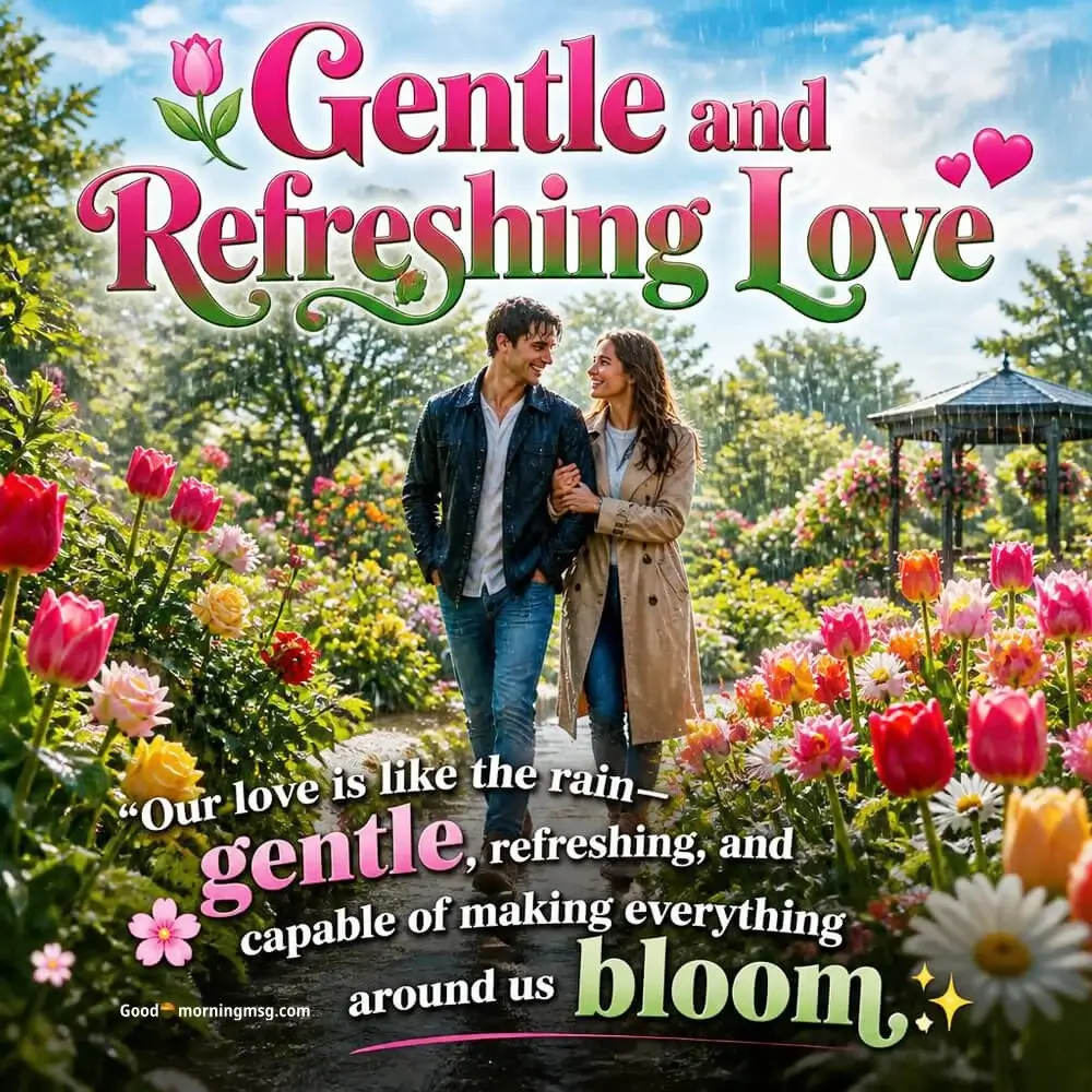 Romantic Rain Love Quotes