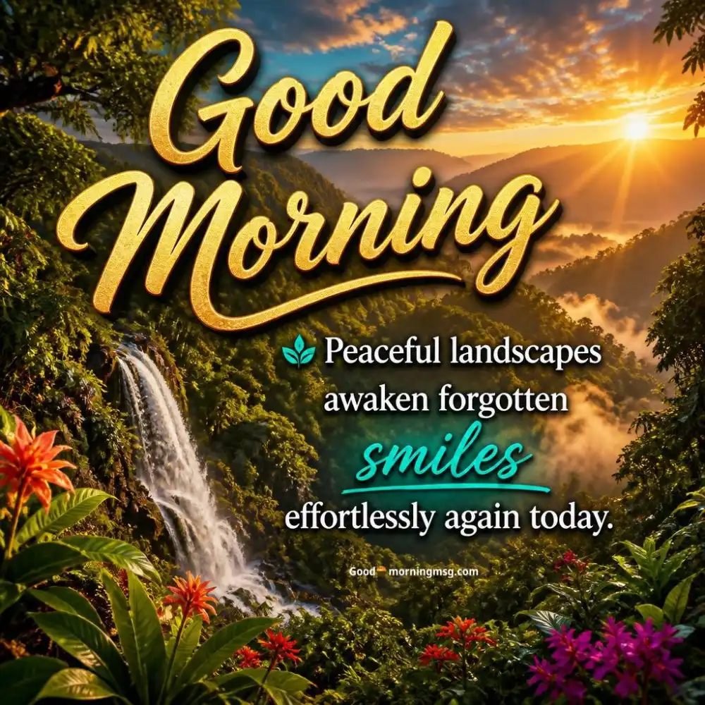 Scenery Good Morning Images With Nature