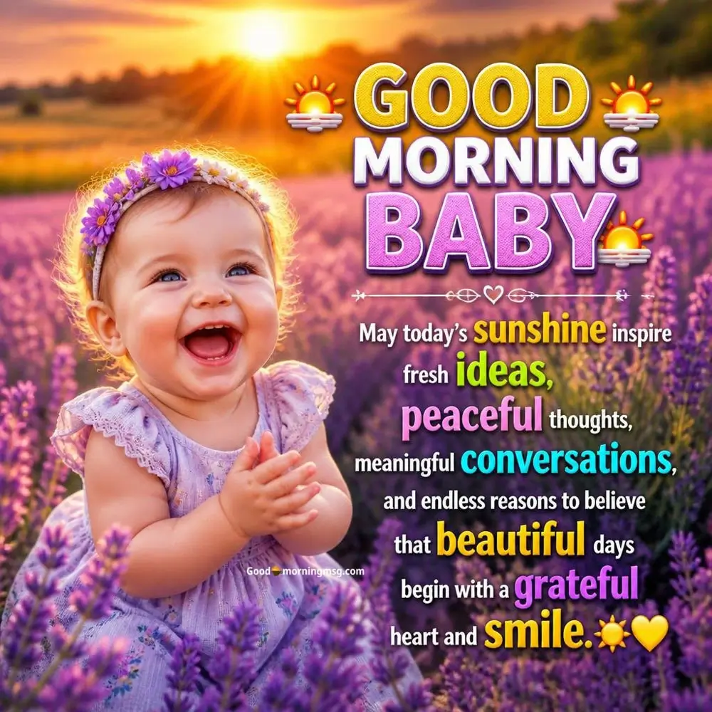 Sweet Good Morning Baby Boy