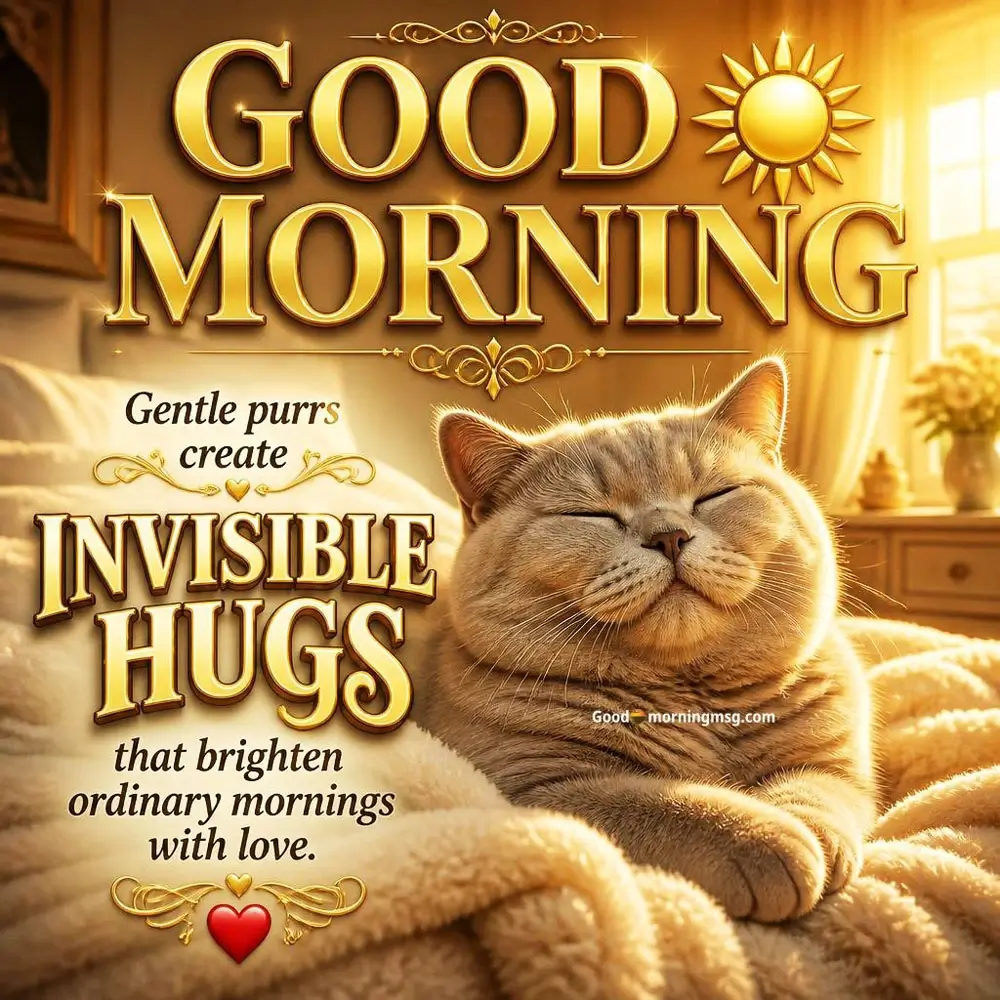 Sweet Good Morning Cat Images And Quotes To Brighten Every Smile