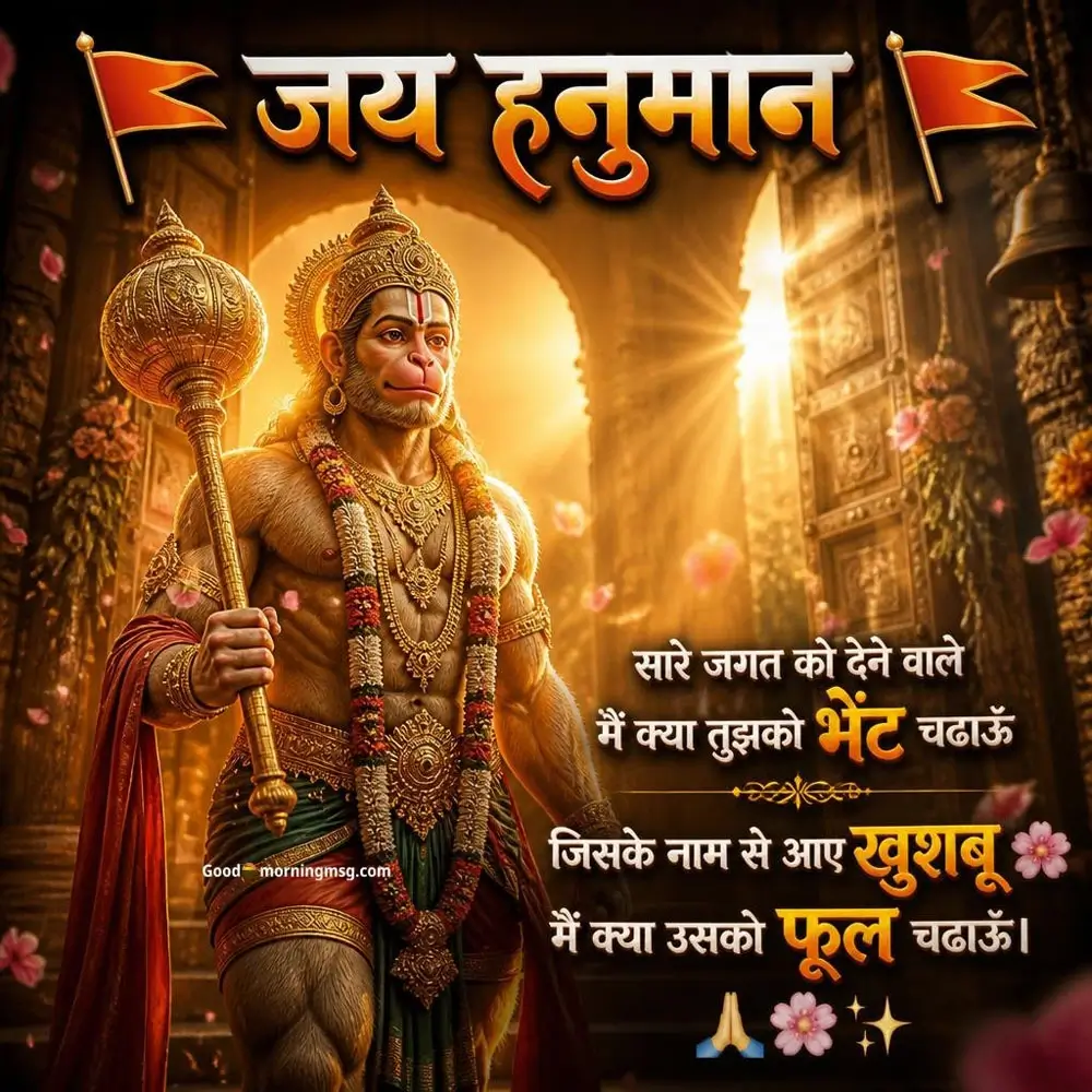 Tuesday Hanuman Good Morning Quotes