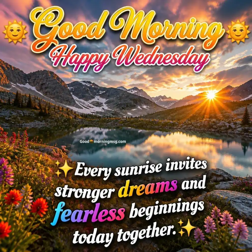 Wednesday Good Morning Images With Quotes