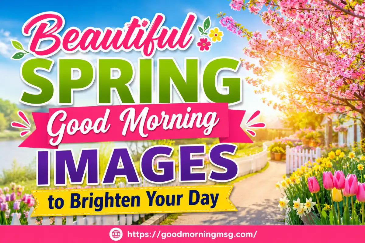 Welcome Spring With Beautiful Good Morning Quotes And Images