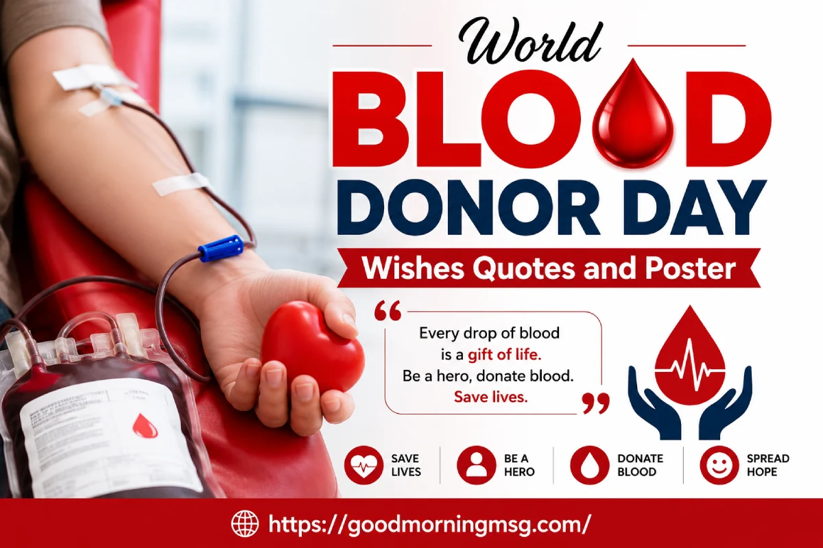 World Blodd Donor Day 2026 Quotes