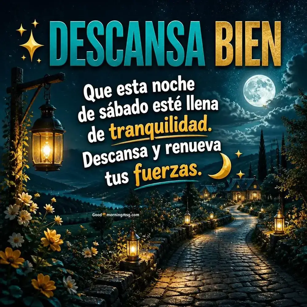 Bonitas Buenas Noches Sabado