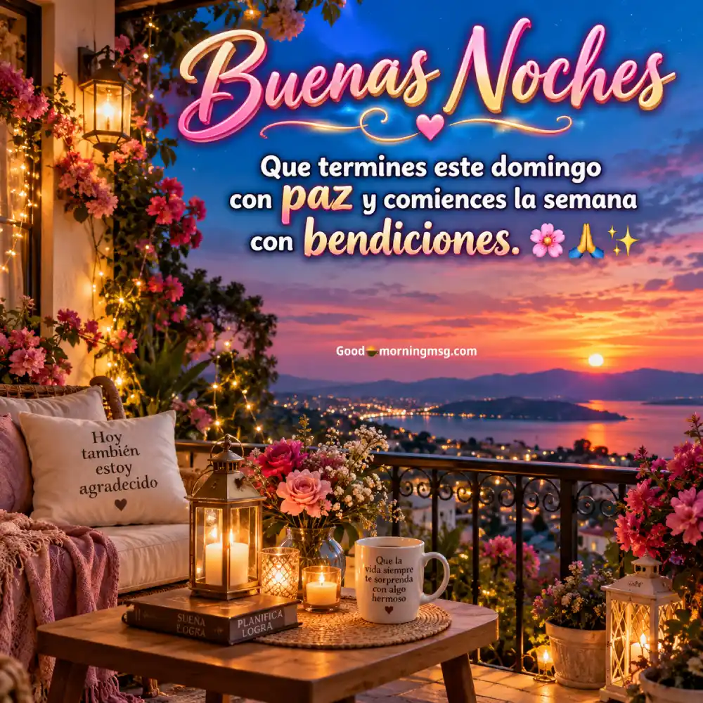 Buenas Noches Domingo Bendiciones