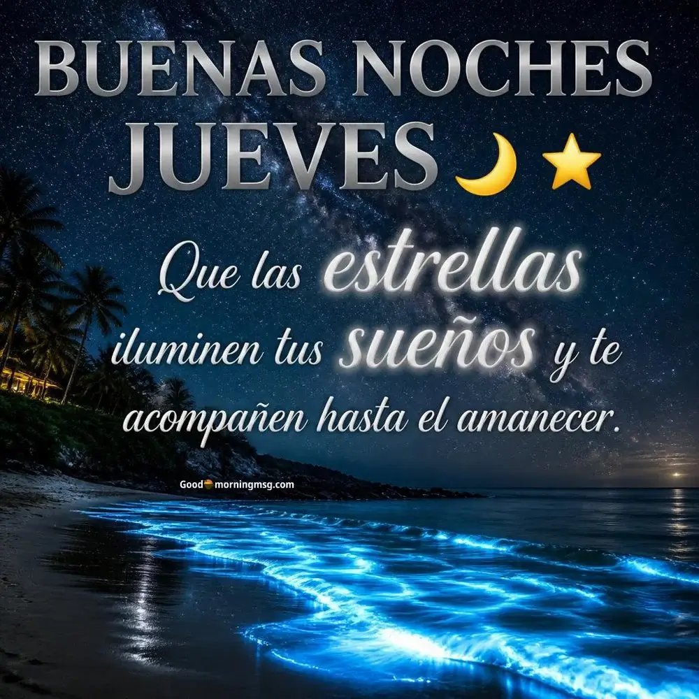 Buenas Noches Jueves Pinterest