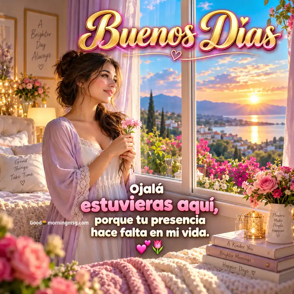 Buenos Dias Amor Te Extraño