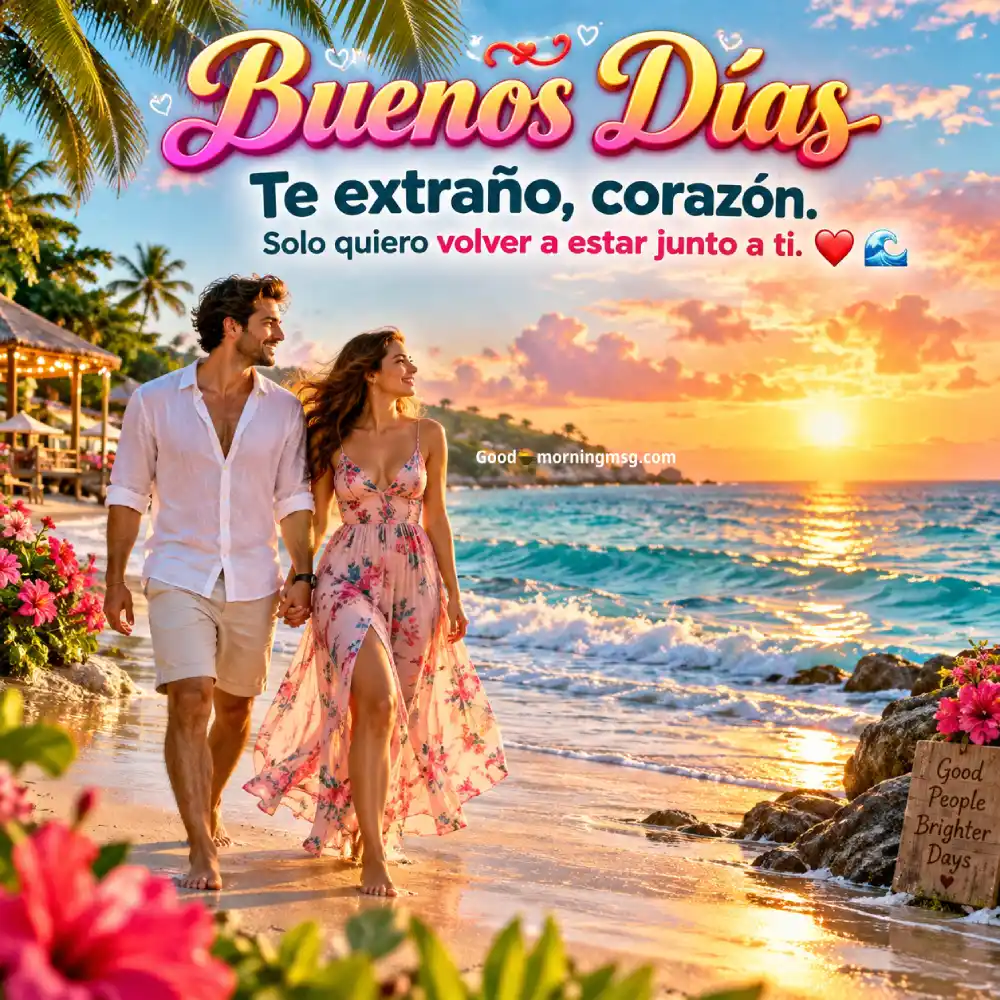 Buenos Dias Te Extraño