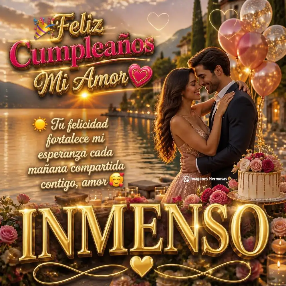 Feliz Cumpleaños Amor Te Amo