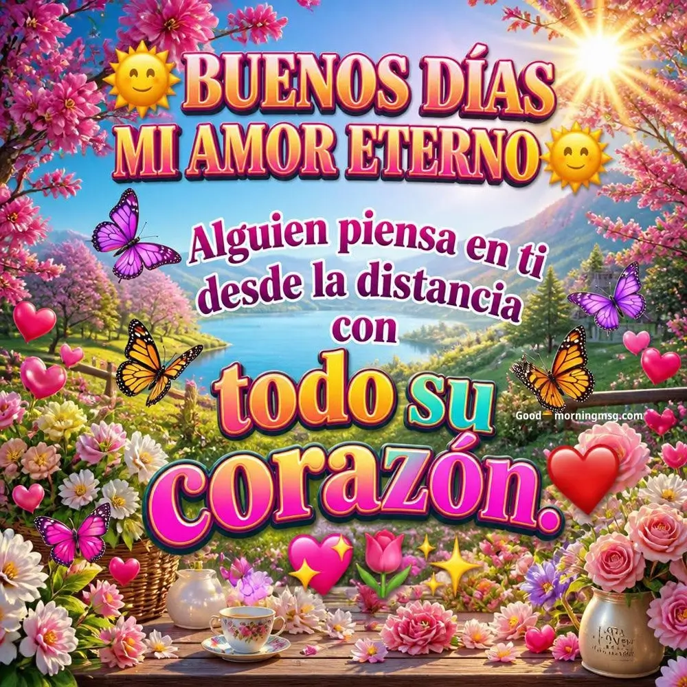 Frase Distancia Buenos Dias Amor