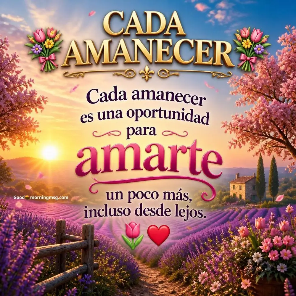 Frases Bonitas Distancia Buenos Dias Amor