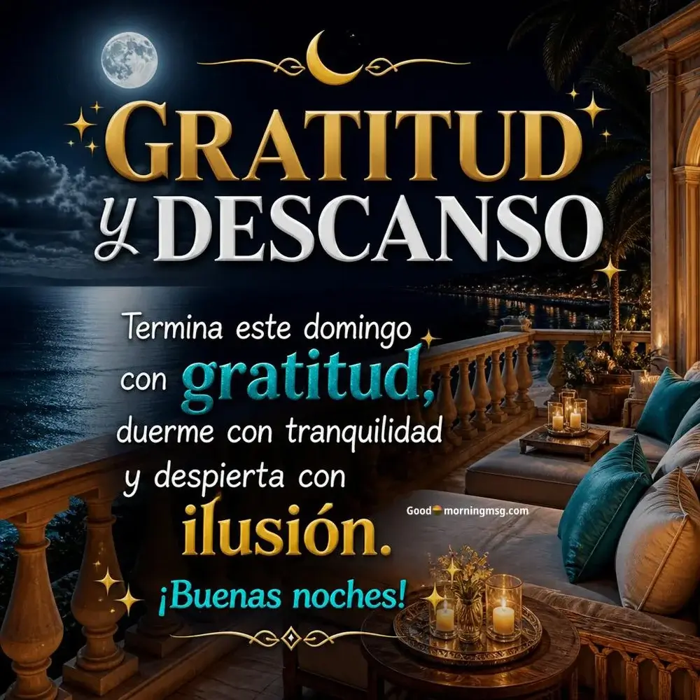 Frases Buenas Noches Domingo