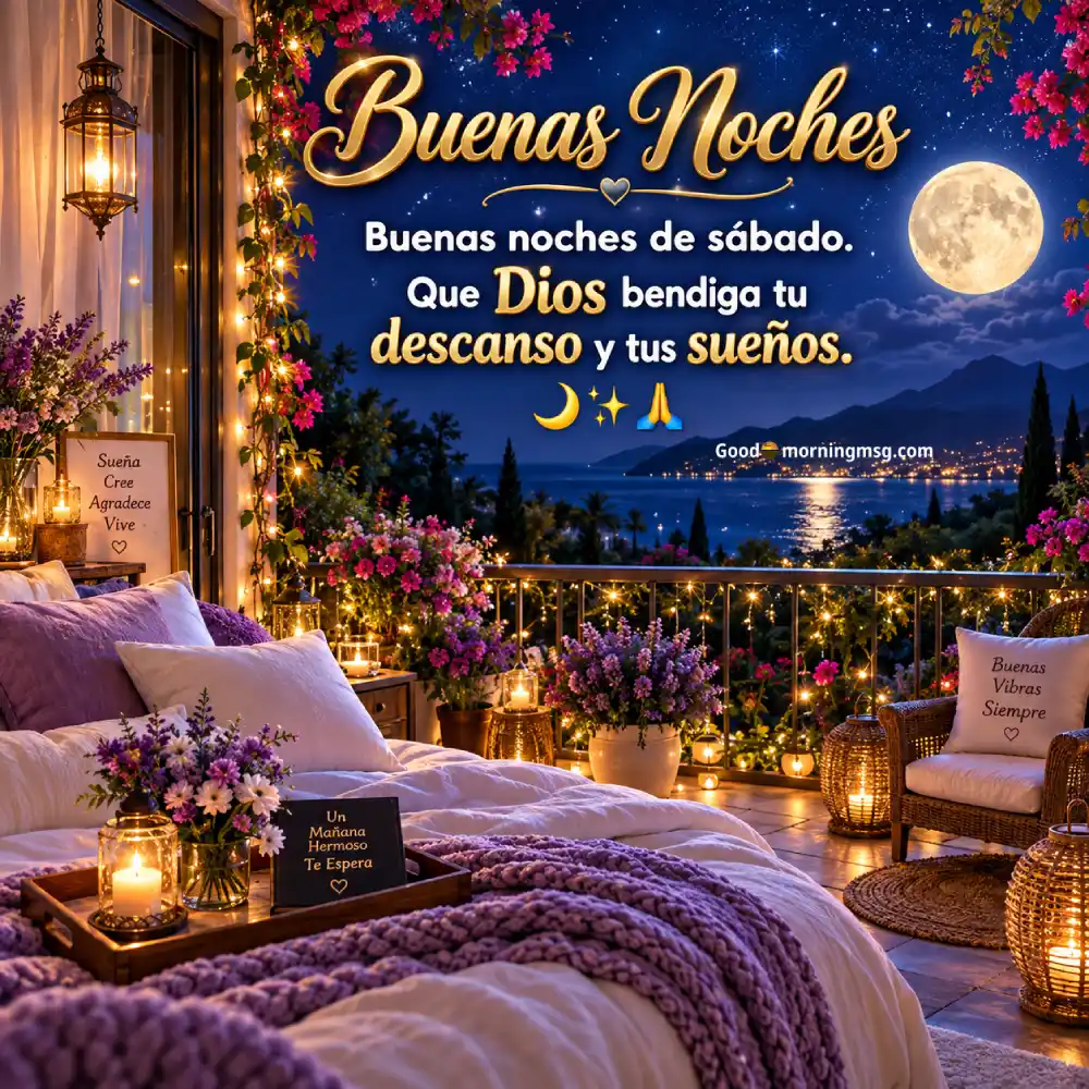 Imágenes De Buenas Noches De Sábado