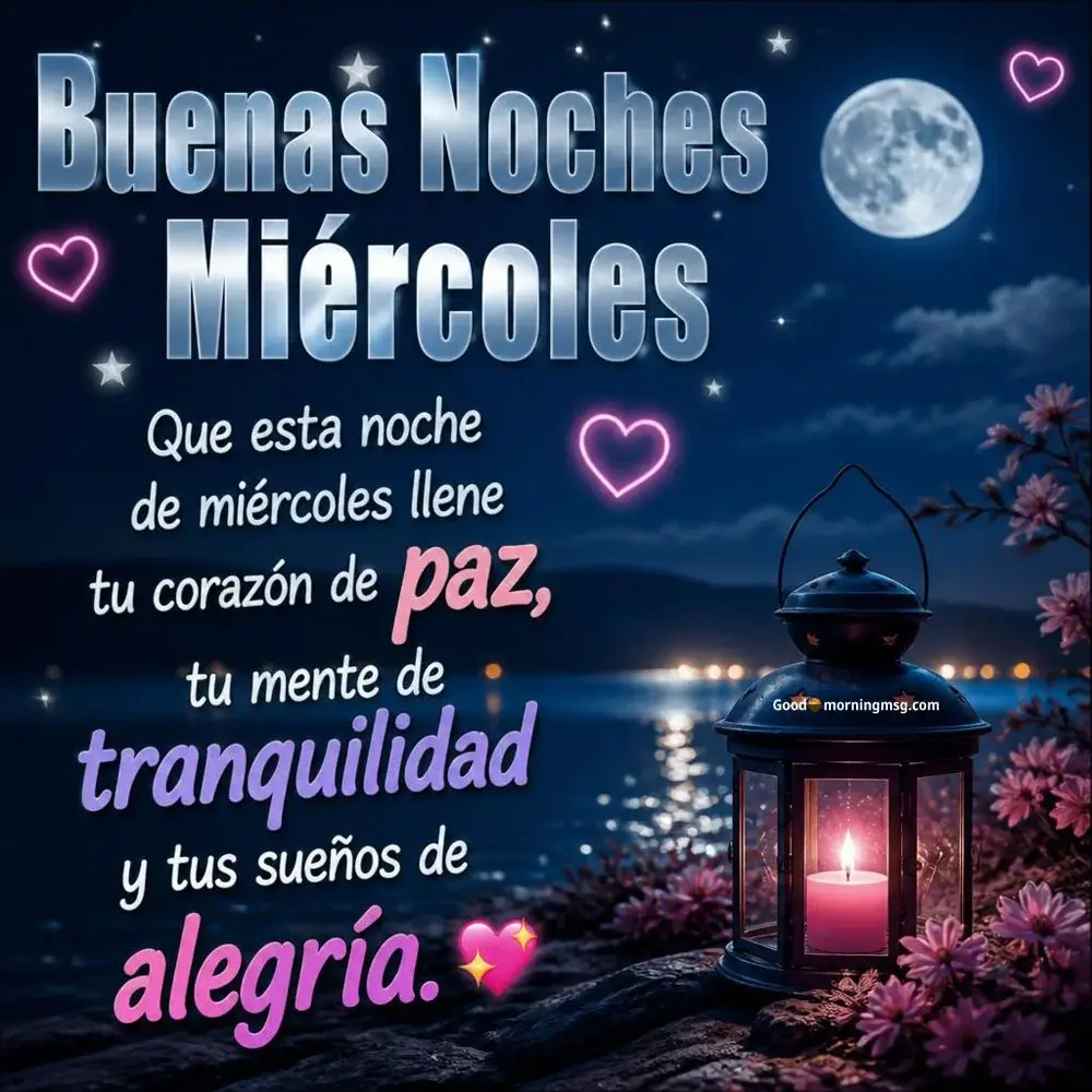 Reflexión Buenas Noches Miércoles